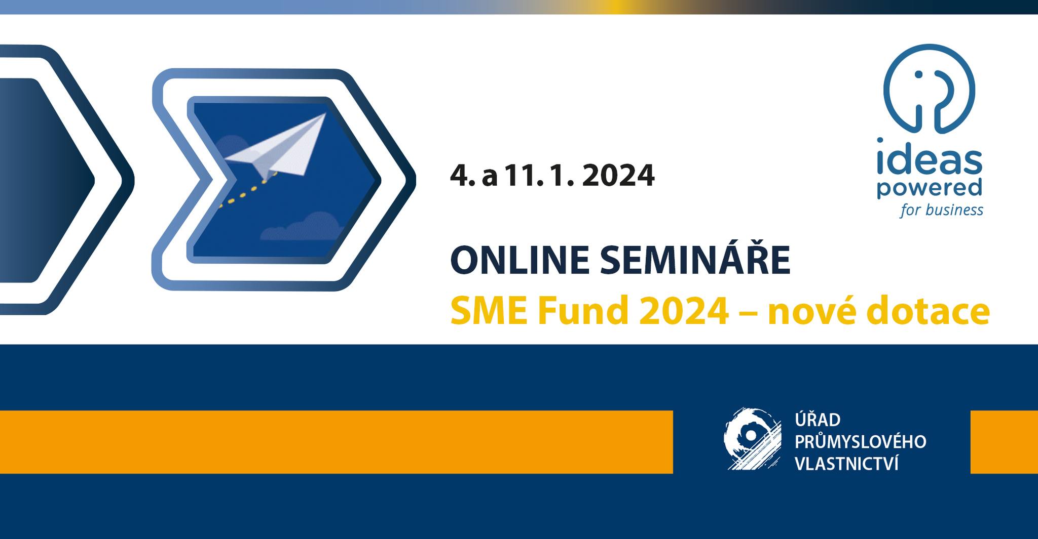 ONLINE SEMINÁŘ - SME Fund 2024 – nové dotace