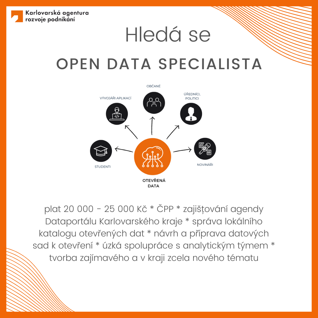 Hledáš part-time job? Buď naším Open data specialistou!