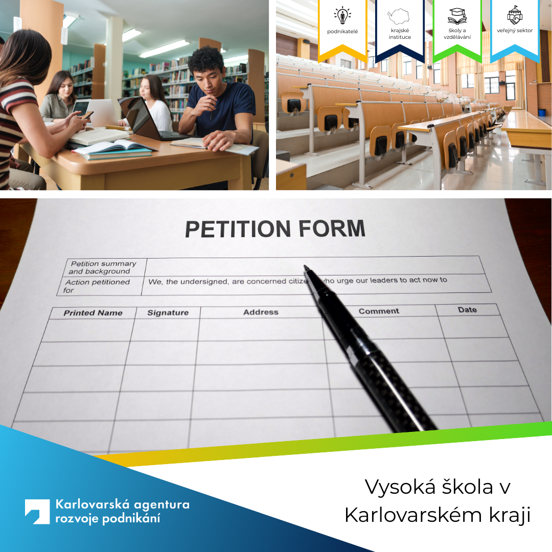KARP podporuje zřízení veřejné vysoké školy v Karlovarském kraji. Připojíte se i Vy?