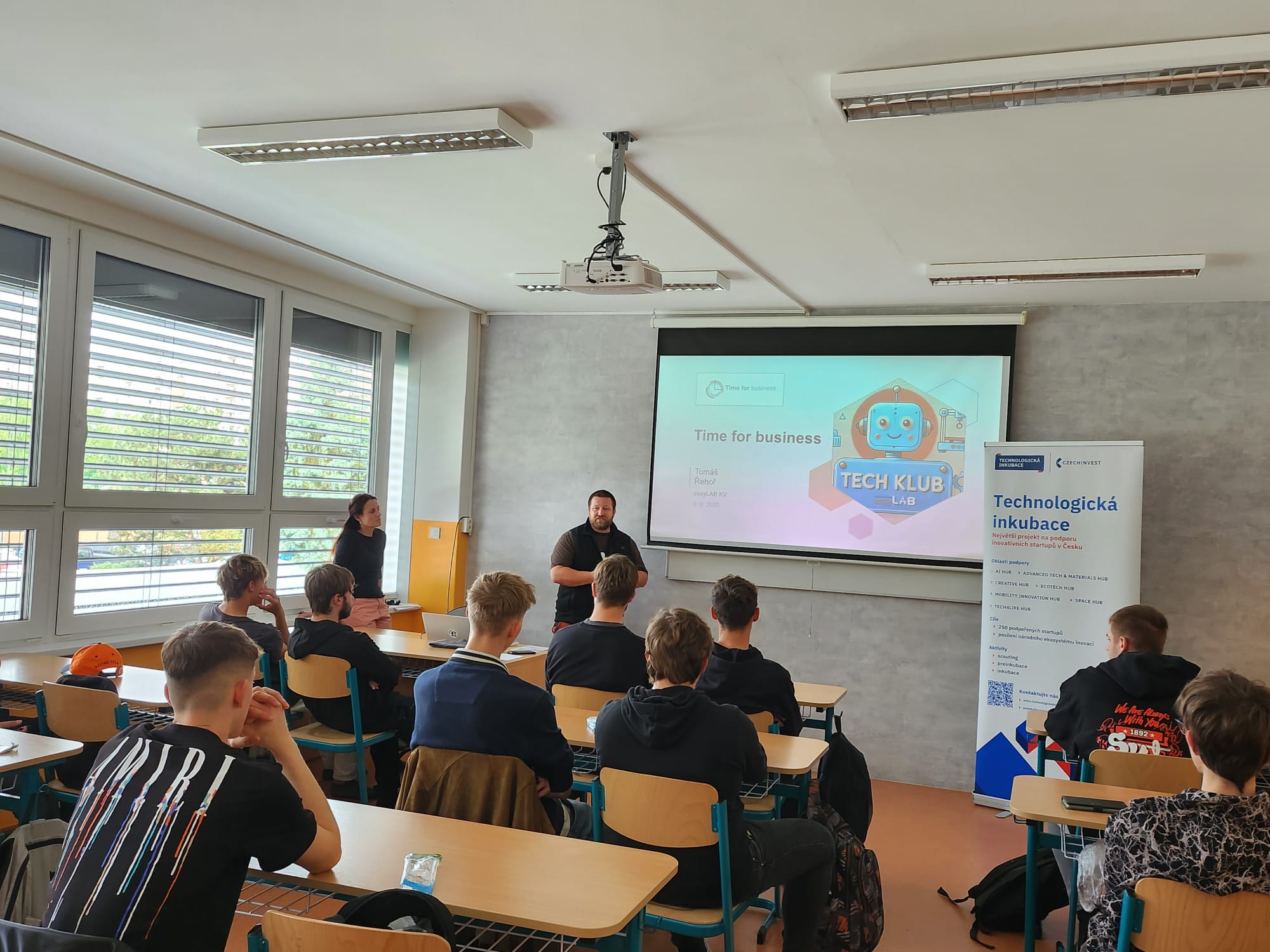 Time4Business propojuje studenty a podnikatele Karlovarského kraje