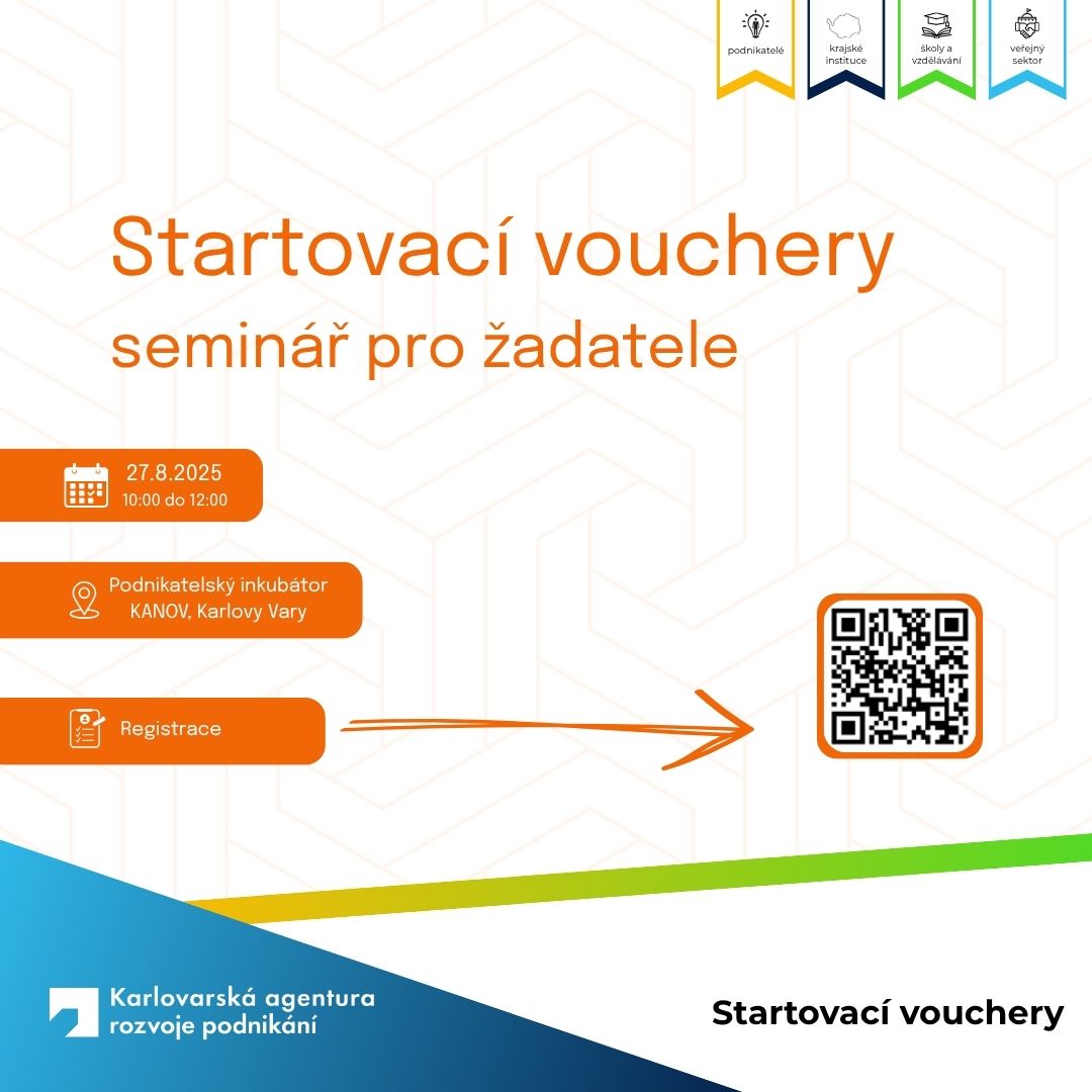Startovací vouchery jsou opět tady! Využijte až 200.000 Kč na rozjezd vašeho podnikání